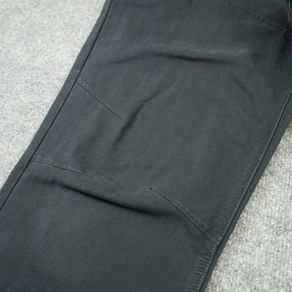 Harley-Davidson Mens Black Carpenter Canvas Double Knee Work Pants 42x30 - Picture 7 of 16